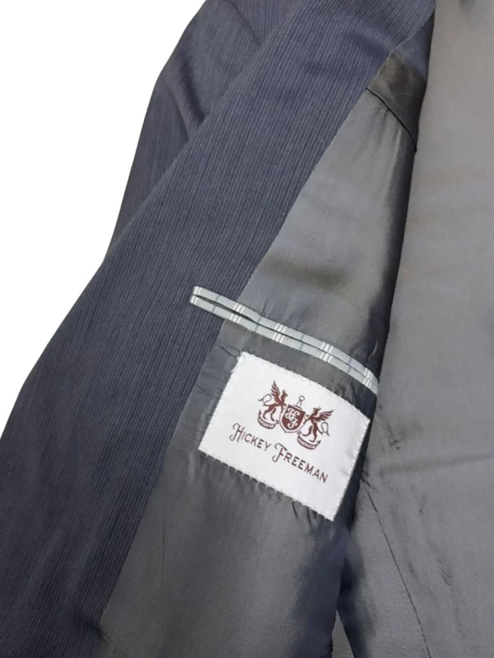 HICKEY FREEMAN Worsted Wool Blazer Sport Coat Luxury Designer Jacket Mens 42R